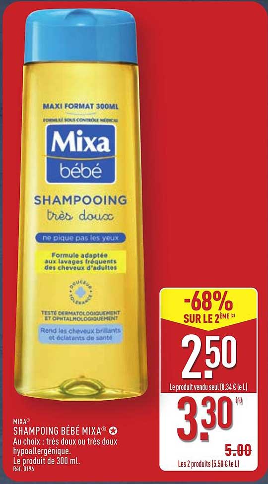 SHAMPOING BÉBÉ MIXA®