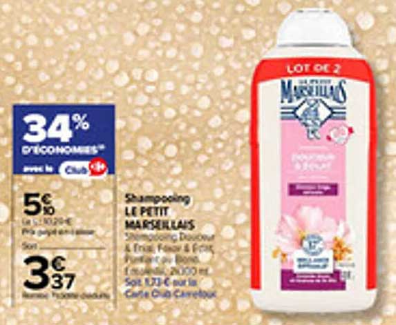 Shampooing LE PETIT MARSEILLAIS