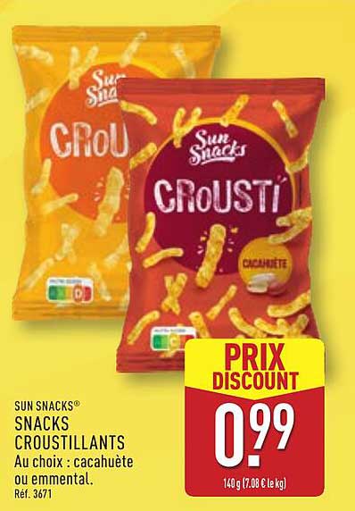SNACKS CROUSTILLANTS