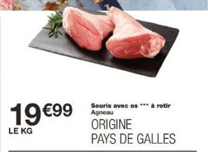 Souris avec os à rôtir Agneau