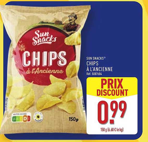 SUN SNACKS® CHIPS À L'ANCIENNE
