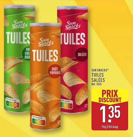 SUN SNACKS® TUILLES SALÉES