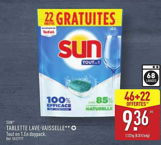 TABLETTE LAVE-VAISSELLE