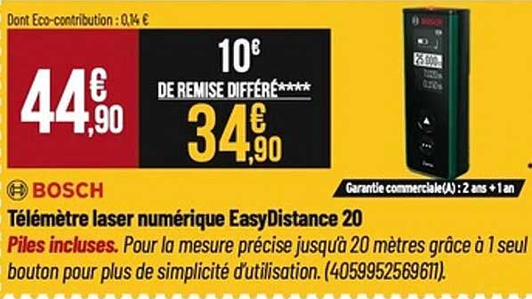 Télémetre laser numérique EasyDistance 20