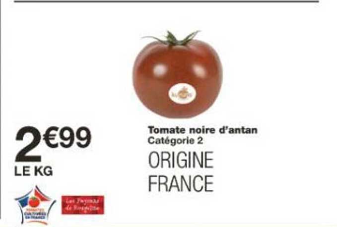 Tomate noire d’antan Catégorie 2