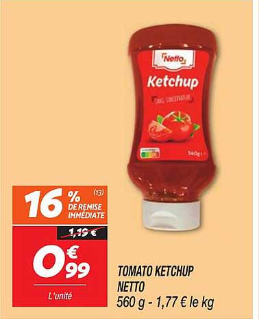 TOMATO KETCHUP NETTO