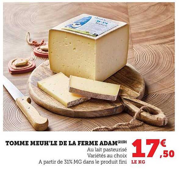 TOMME MEUH'LE DE LA FERME ADAM