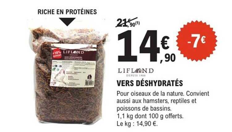VERS DÉSHYDRATÉS