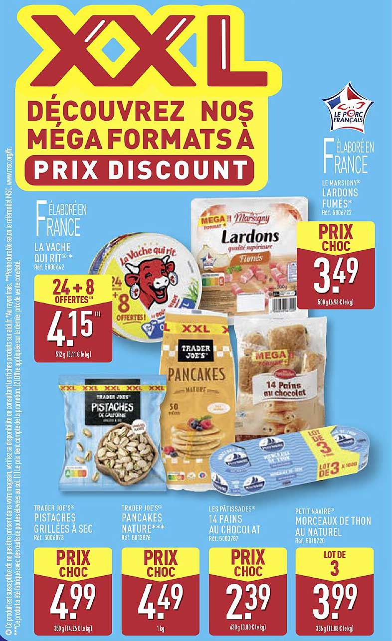 XXL DÉCOUVREZ NOS MÉGA FORMATS À PRIX DISCOUNT