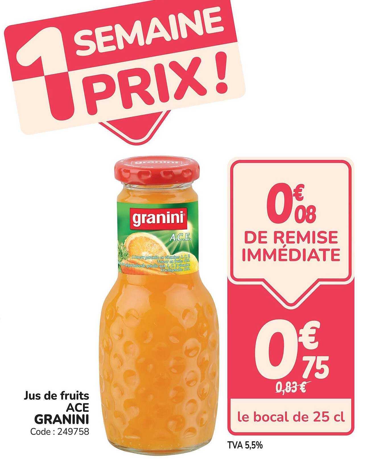 1 SEMAINE 1 PRIX !