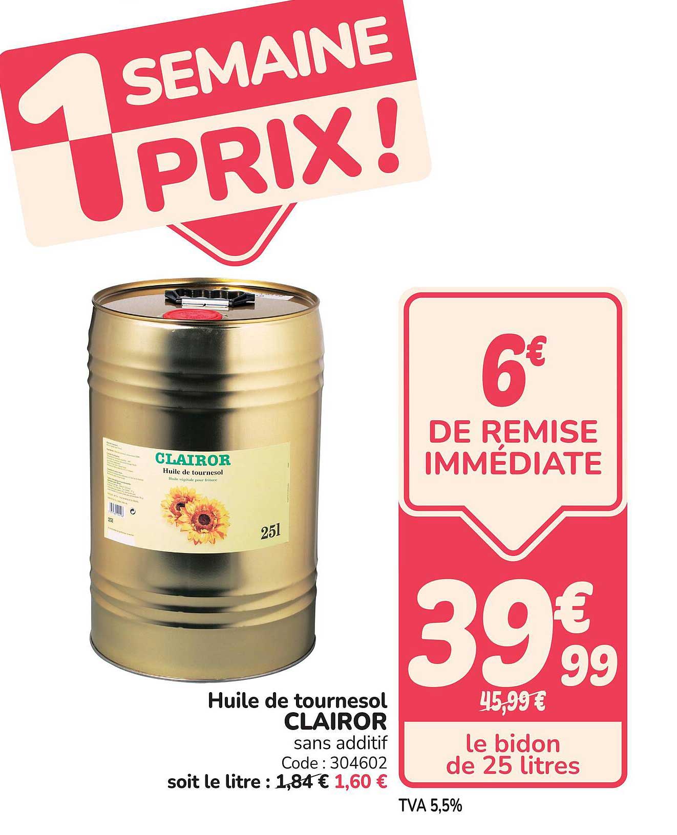 1 SEMAINE PRIX !