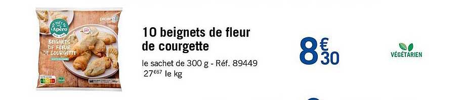 10 beignets de fleur de courgette