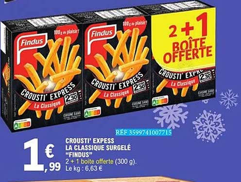 2 + 1 BOÎTE OFFERTE