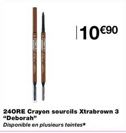 24ORE Crayon sourcils Xtrabrown 3 “Deborah”