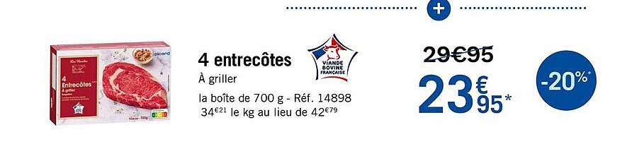 4 entrecôtes