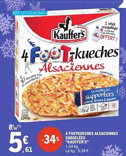 4 Footkueches Alsaciennes
