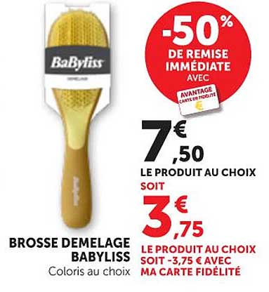 -50% DE REMISE IMMÉDIATE AVEC AVANTAGE CARTE DE FIDÉLITÉ