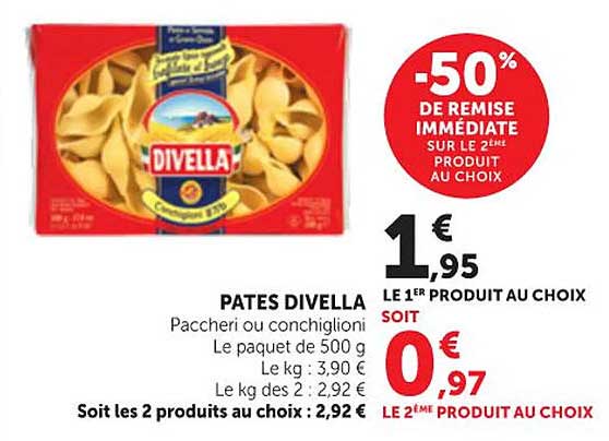 -50% DE REMISE IMMÉDIATE SUR LE 2È PRODUIT AU CHOIX