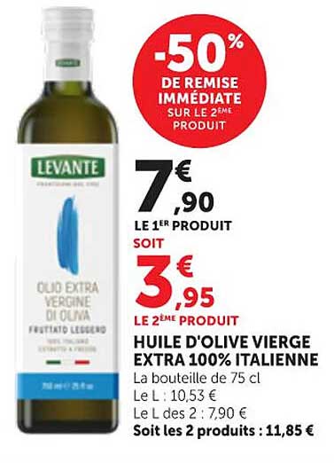 -50% DE REMISE IMMÉDIATE SUR LE 2ÈME PRODUIT