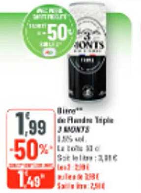 6 litres de bière blanche triple BONDY'S