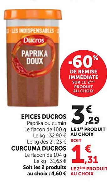 -60% DE REMISE IMMÉDIATE SUR LE 2ÈME PRODUIT AU CHOIX