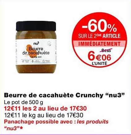 -60% SUR LE 2ÈME ARTICLE IMMÉDIATEMENT