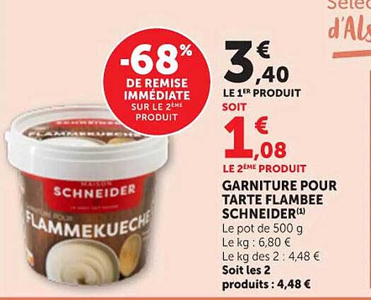 -68% de remise immédiate sur le 2ème produit