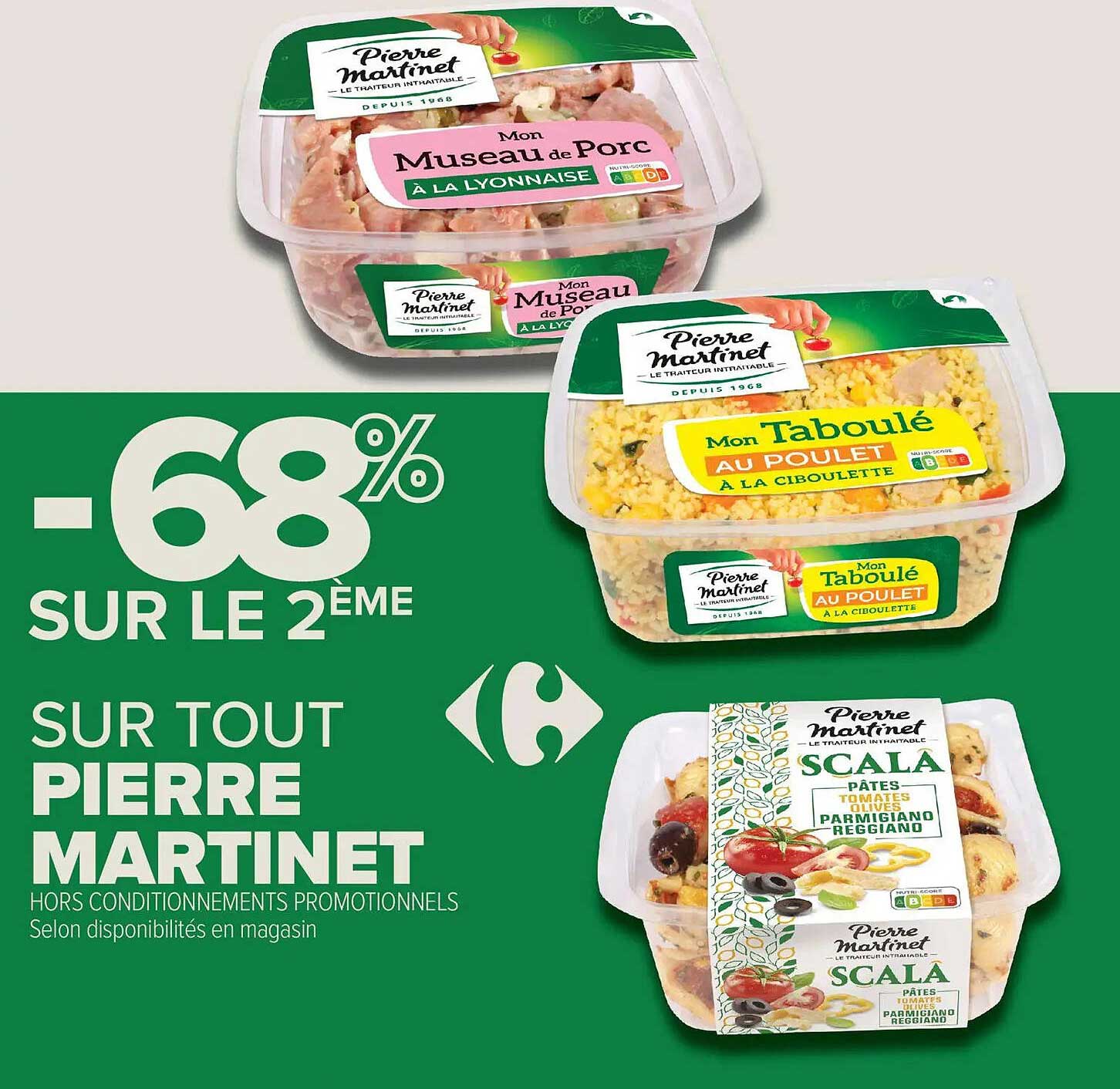 -68% SUR LE 2ÈME SUR TOUT PIERRE MARTINET