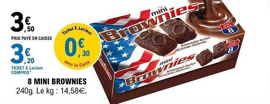8 MINI BROWNIES