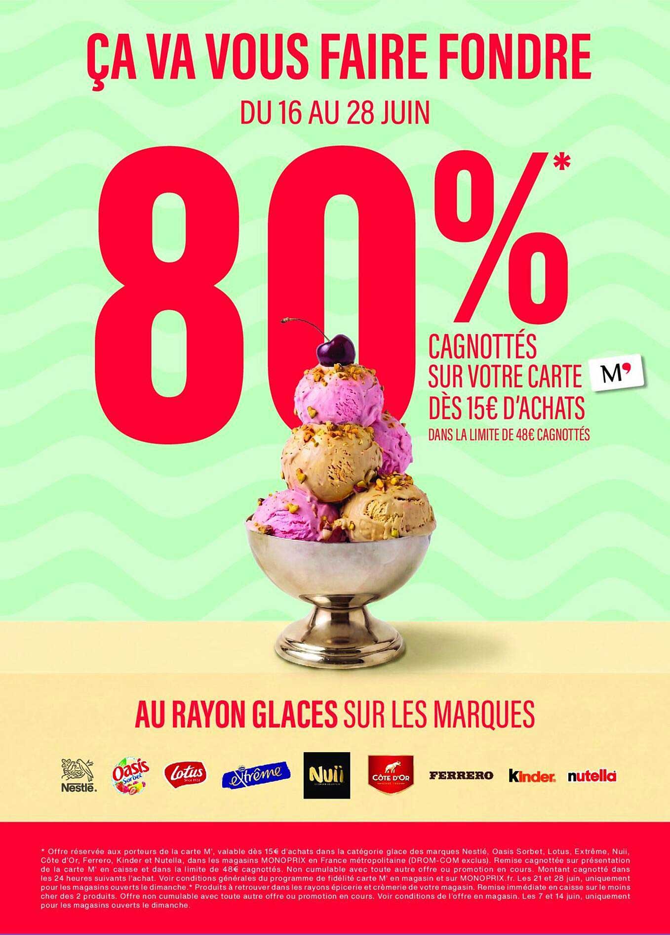 80% cagnotttés sur votre carte dès 15€ d'achats