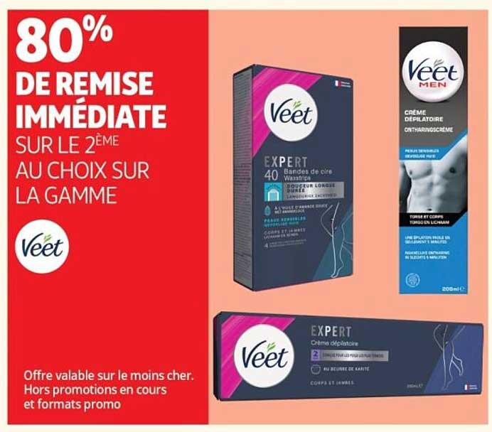 80% DE REMISE IMMÉDIATE SUR LE 2ÈME AU CHOIX SUR LA GAMME