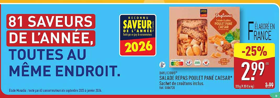 81 SAVEURS DE L'ANNÉE, TOUTES AU MÊME ENDROIT.