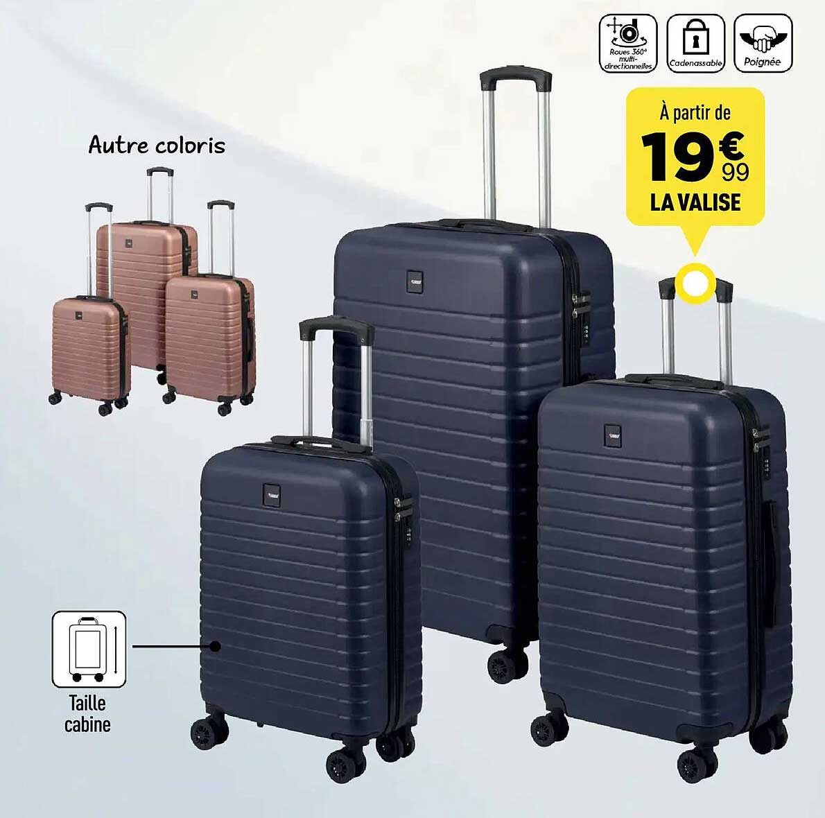 À partir de 19€99 LA VALISE