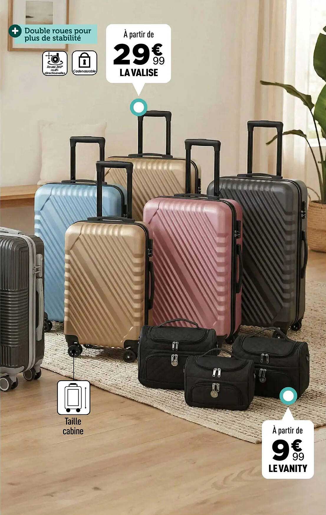 À partir de 29€99 LAVALISE