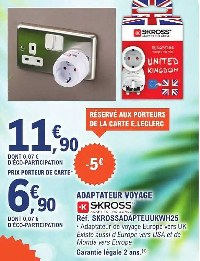 ADAPTATEUR VOYAGE - SKROSS