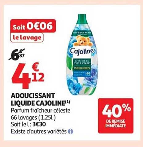 ADOUCISSANT LIQUIDE CAJOLINE(1)