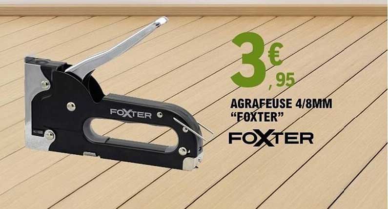AGRAFEUSE 4/8MM “FOXTER”