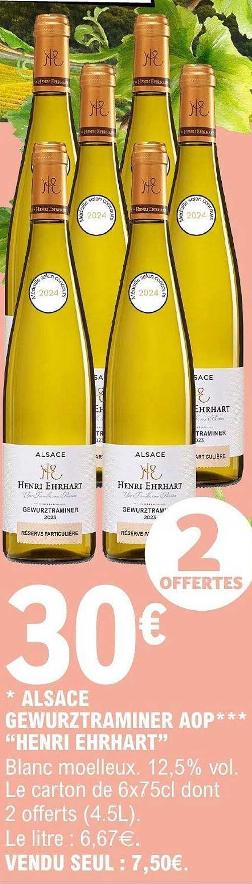 ALSACE GEWURZTRAMINER AOP*** “HENRI EEHRHART”