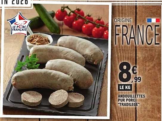 ANDOUILLETTES AU PORC TRADILEGE