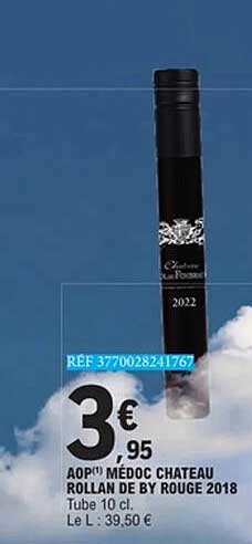 AOP(1) MÉDOC CHATEAU ROLLAN DE BY ROUGE 2018