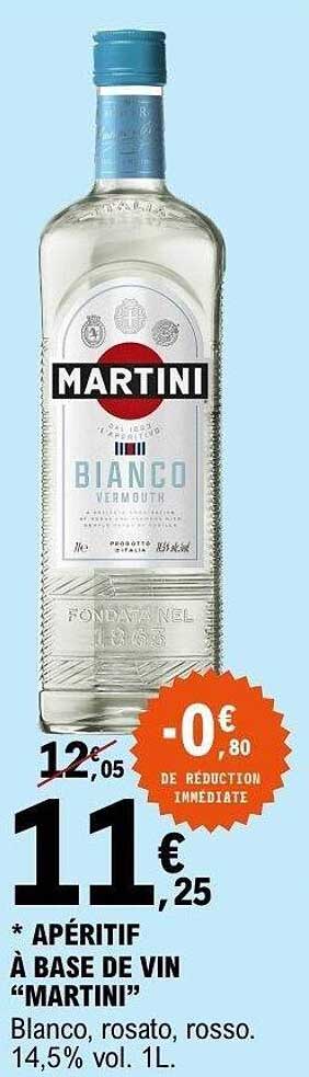 APÉRITIF À BASE DE VIN “MARTINI”