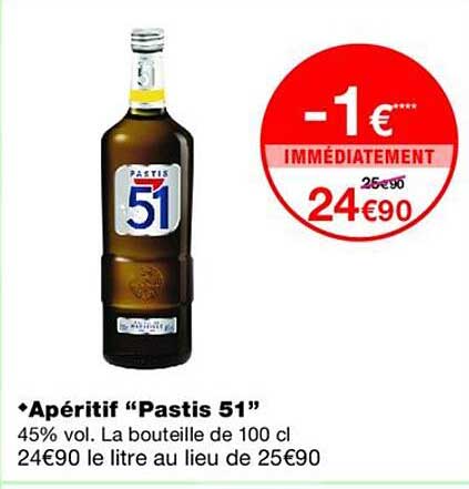 Apéritif “Pastis 51”