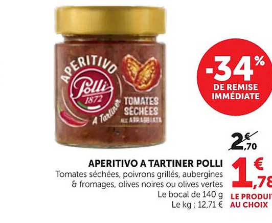 APERITIVO A TARTINER POLLI