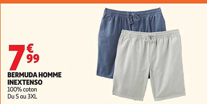 BERMUDA HOMME INEXTENSO