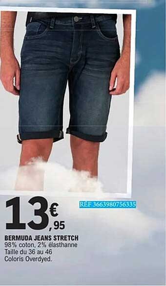 BERMUDA JEANS STRETCH