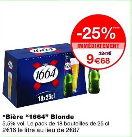 Bière “1664” Blonde