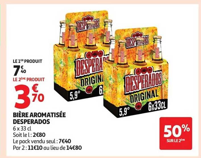 BIÈRE AROMATISÉE DESPERADOS