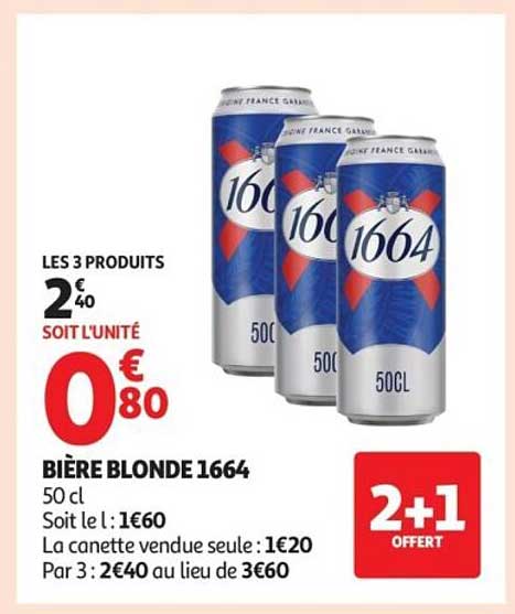 BIÈRE BLONDE 1664