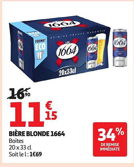 BIÈRE BLONDE 1664