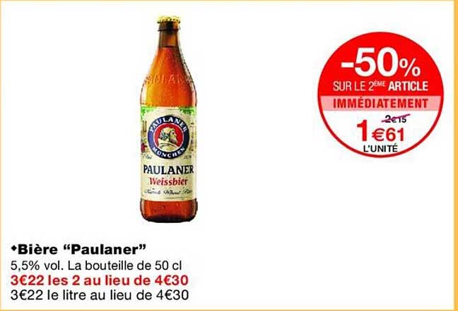 Bière “Paulaner”